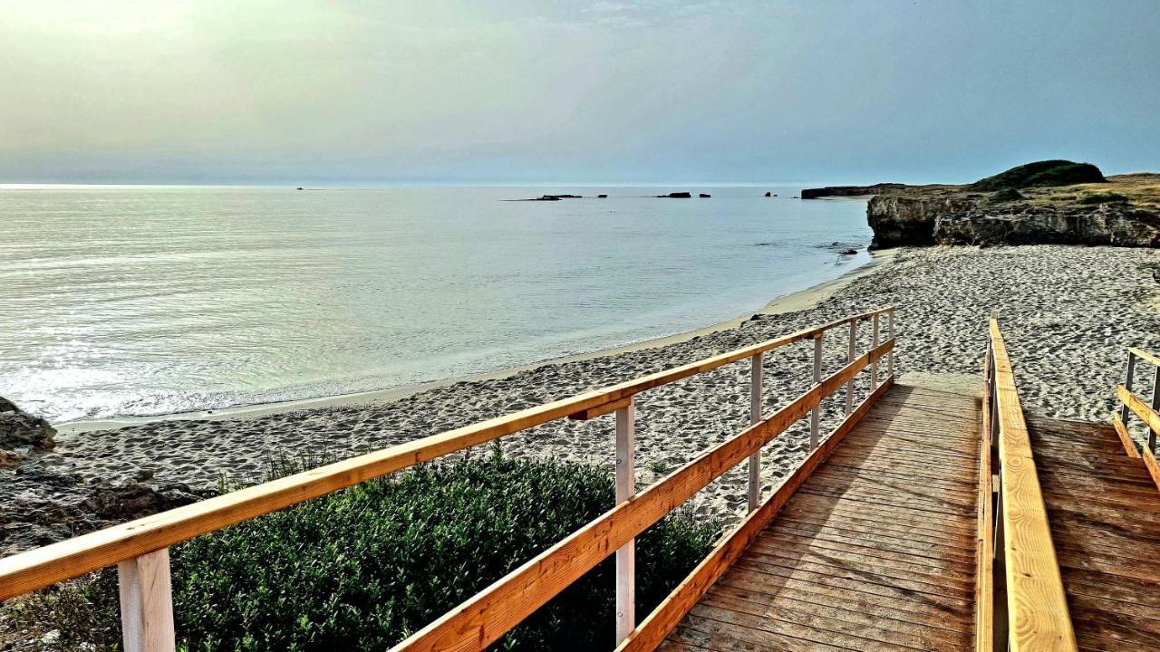 La Terrazza Dei Nonni Lägenhet Torre Specchia Ruggeri Exteriör bild